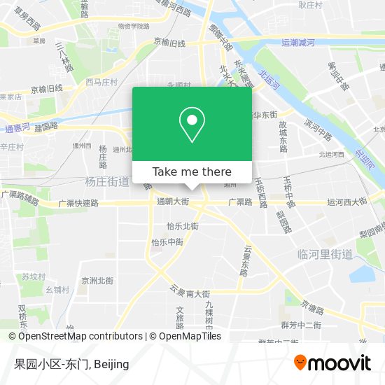 果园小区-东门 map