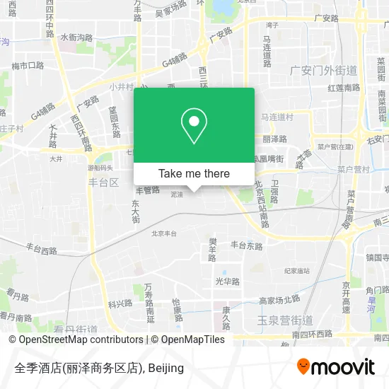 全季酒店(丽泽商务区店) map