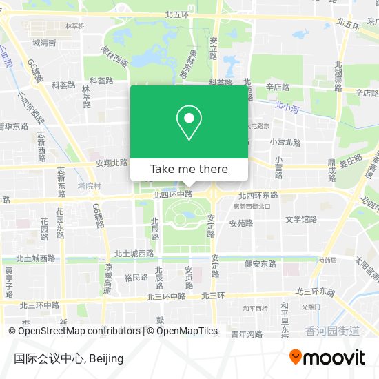 国际会议中心 map