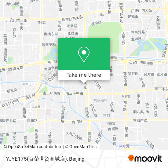 YJYE175(百荣世贸商城店) map