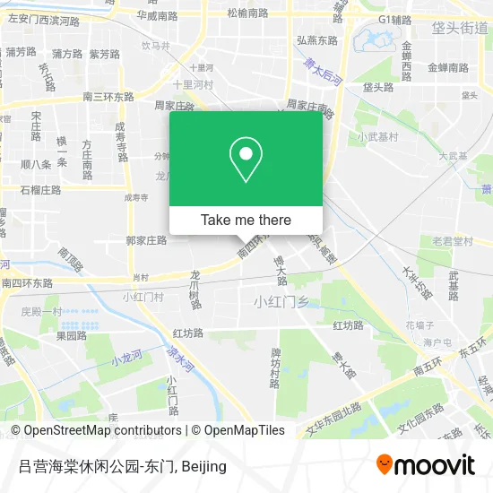 吕营海棠休闲公园-东门 map