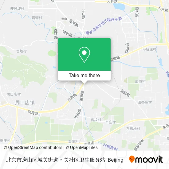 北京市房山区城关街道南关社区卫生服务站 map