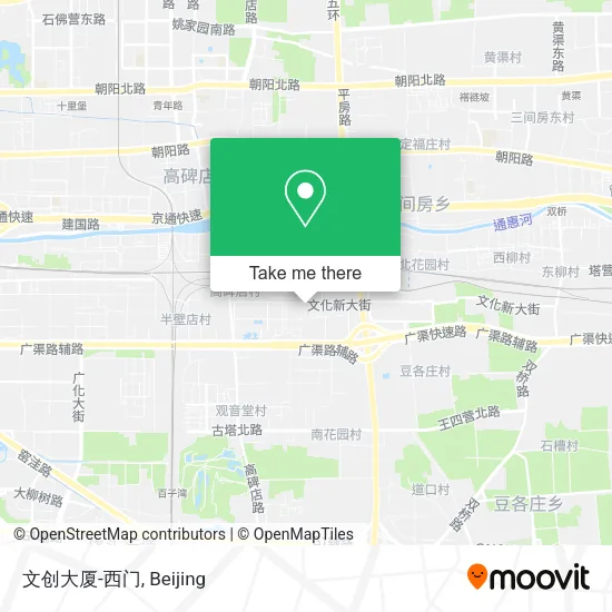 文创大厦-西门 map