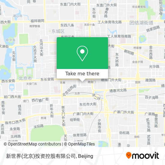 新世界(北京)投资控股有限公司 map