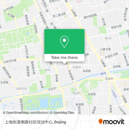 上地街道南路社区综治中心 map