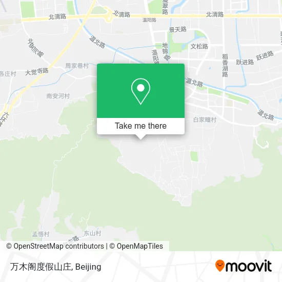 万木阁度假山庄 map
