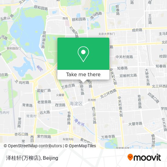 泽桂轩(万柳店) map