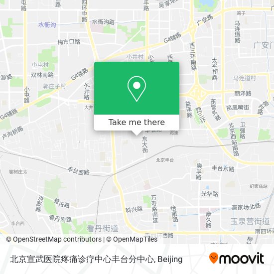 北京宣武医院疼痛诊疗中心丰台分中心 map