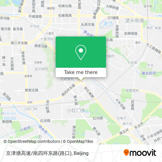 京津塘高速/南四环东路(路口) map