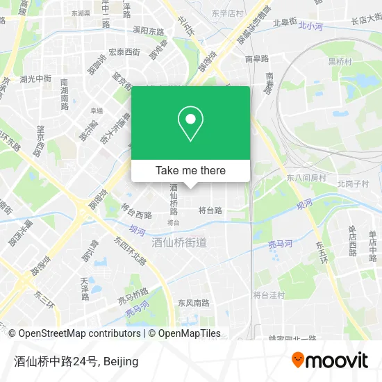 酒仙桥中路24号 map