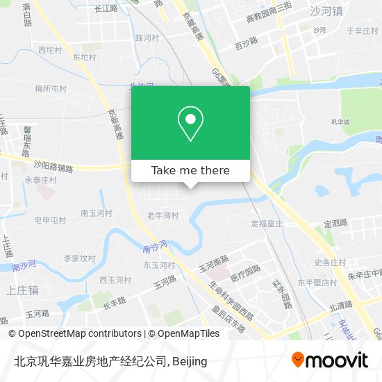 北京巩华嘉业房地产经纪公司 map