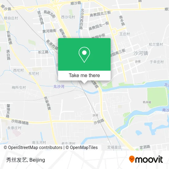 秀丝发艺 map