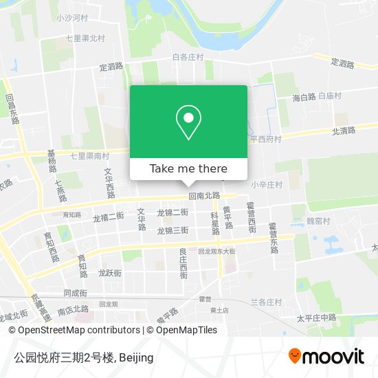 公园悦府三期2号楼 map