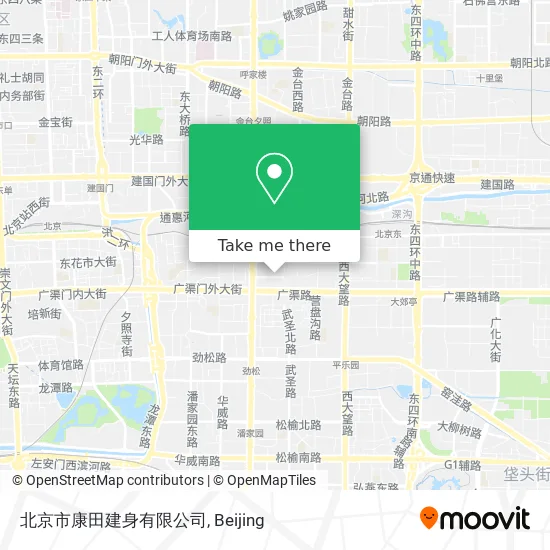 北京市康田建身有限公司 map