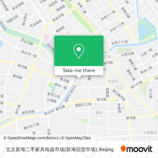 北京新海二手家具电器市场(新海旧货市场) map