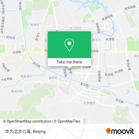 华为北京公寓 map