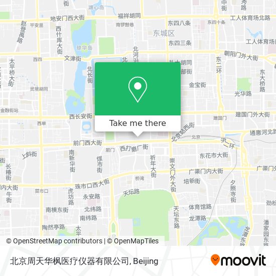 北京周天华枫医疗仪器有限公司 map