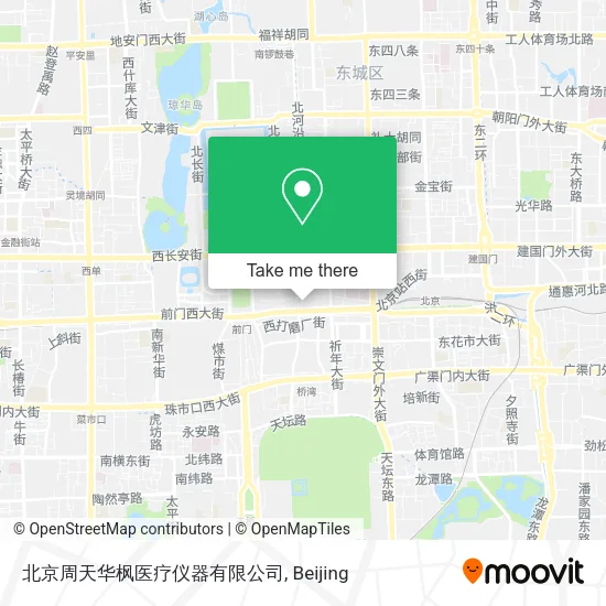 北京周天华枫医疗仪器有限公司 map