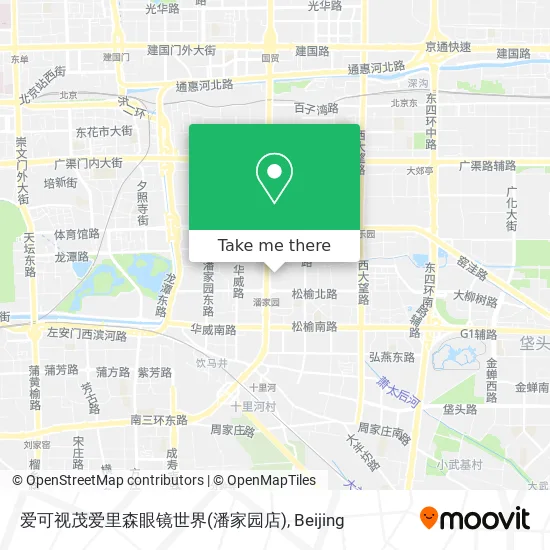 爱可视茂爱里森眼镜世界(潘家园店) map