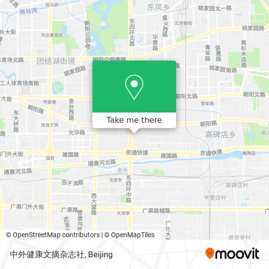 中外健康文摘杂志社 map