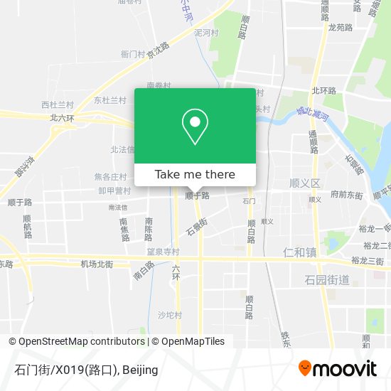 石门街/X019(路口) map