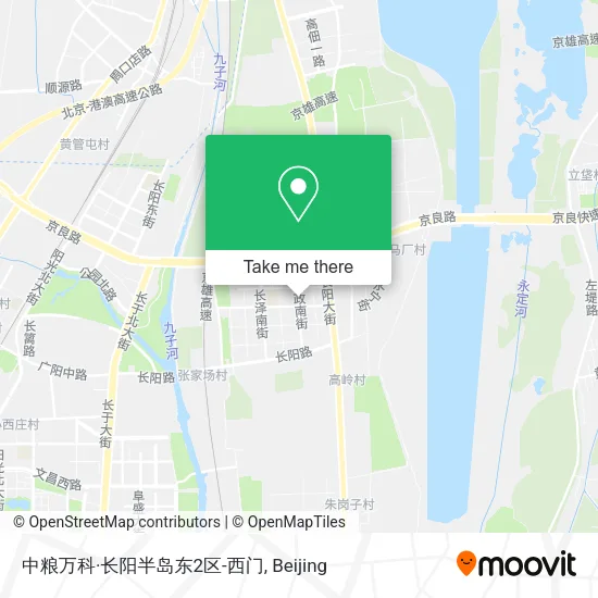 中粮万科·长阳半岛东2区-西门 map