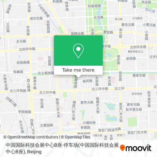 中国国际科技会展中心B座-停车场 map