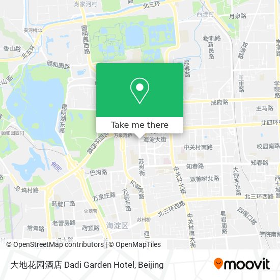 大地花园酒店 Dadi Garden Hotel map