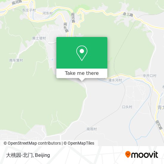大桃园-北门 map