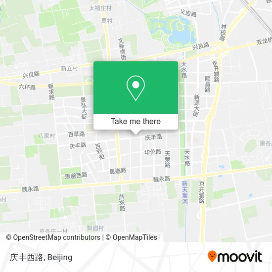 庆丰西路 map
