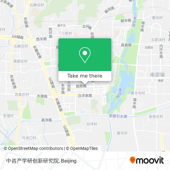 中咨产学研创新研究院 map