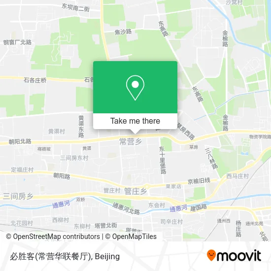 必胜客(常营华联餐厅) map