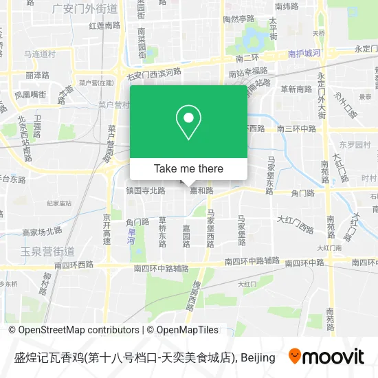 盛煌记瓦香鸡(第十八号档口-天奕美食城店) map