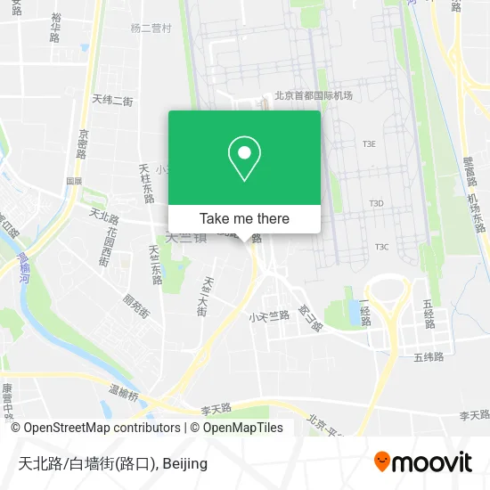 天北路/白墙街(路口) map