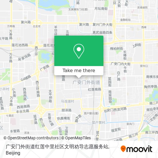 广安门外街道红莲中里社区文明劝导志愿服务站 map