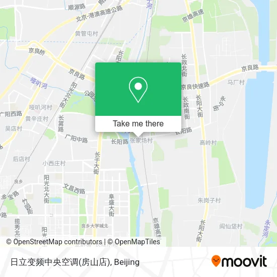 日立变频中央空调(房山店) map