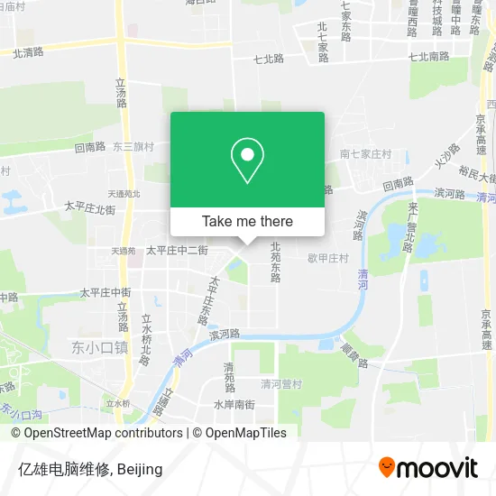 亿雄电脑维修 map