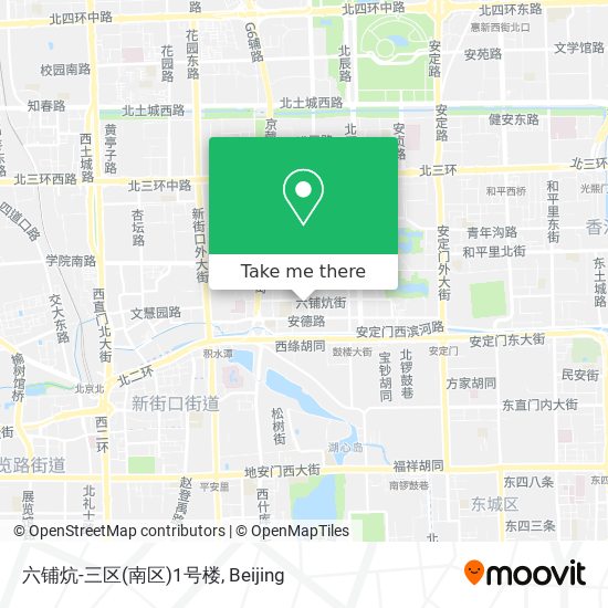 六铺炕-三区(南区)1号楼 map