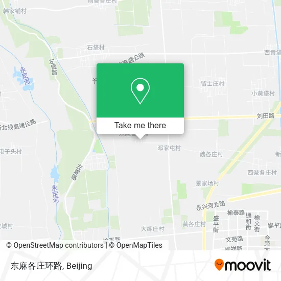 东麻各庄环路 map