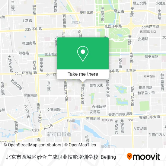 北京市西城区妙合广成职业技能培训学校 map