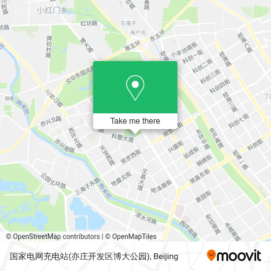 国家电网充电站(亦庄开发区博大公园) map
