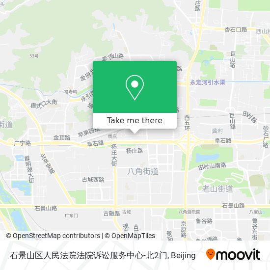 石景山区人民法院法院诉讼服务中心-北2门 map