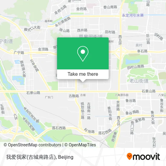 我爱我家(古城南路店) map
