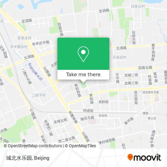 城北水乐园 map