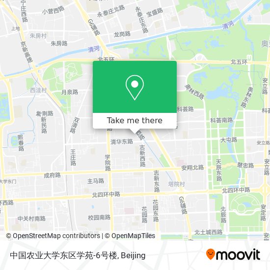 中国农业大学东区学苑-6号楼 map