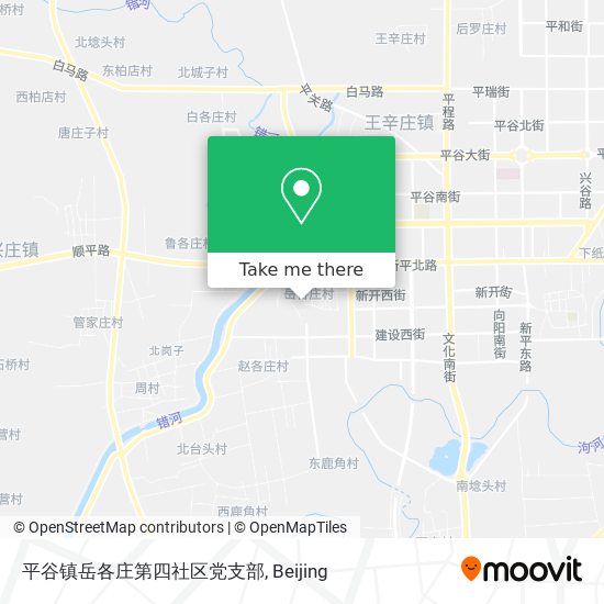 平谷镇岳各庄第四社区党支部 map