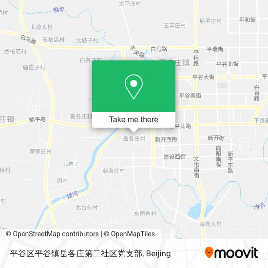 平谷区平谷镇岳各庄第二社区党支部 map