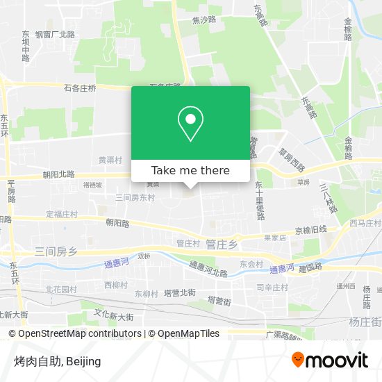 烤肉自助 map