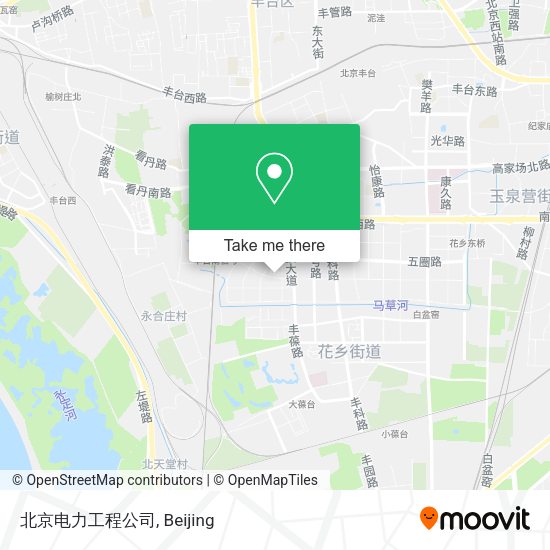 北京电力工程公司 map