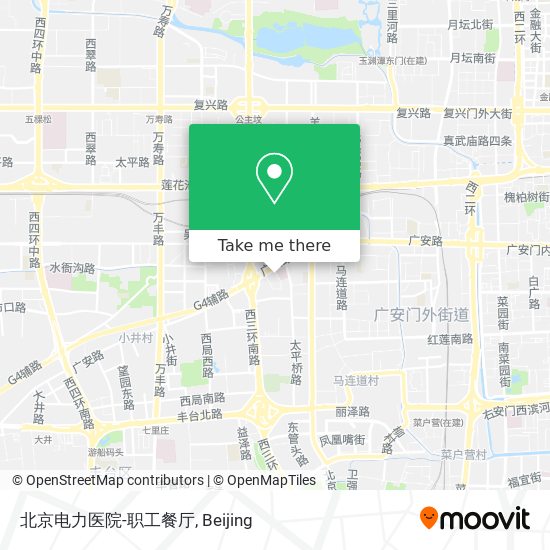 北京电力医院-职工餐厅 map